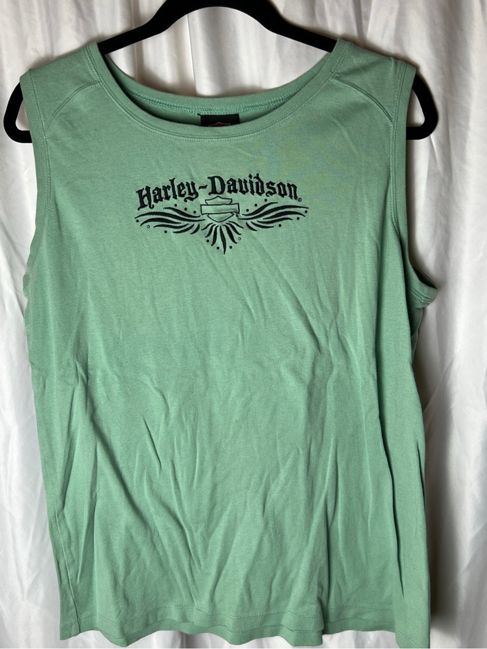 Harley-Davidson Mint Green Logo Sleeveless Tank